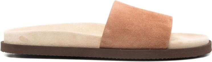 Brunello Cucinelli Leren Slippers