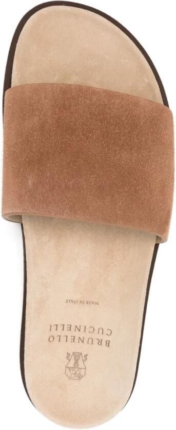 Brunello Cucinelli Leren Slippers - Foto 2
