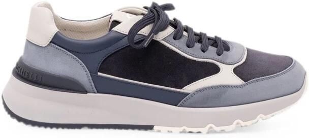Brunello Cucinelli Leren Sneakers met Panelen