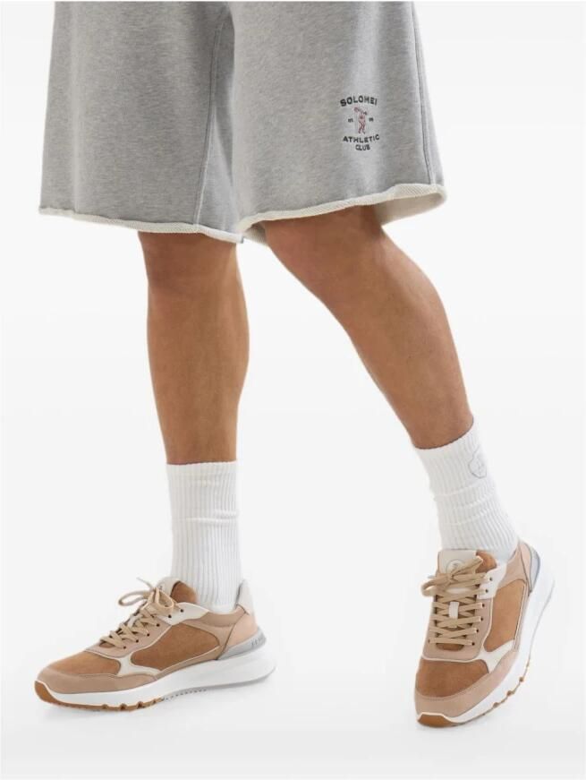 Brunello Cucinelli Leren Sneakers met Panelen - Foto 3