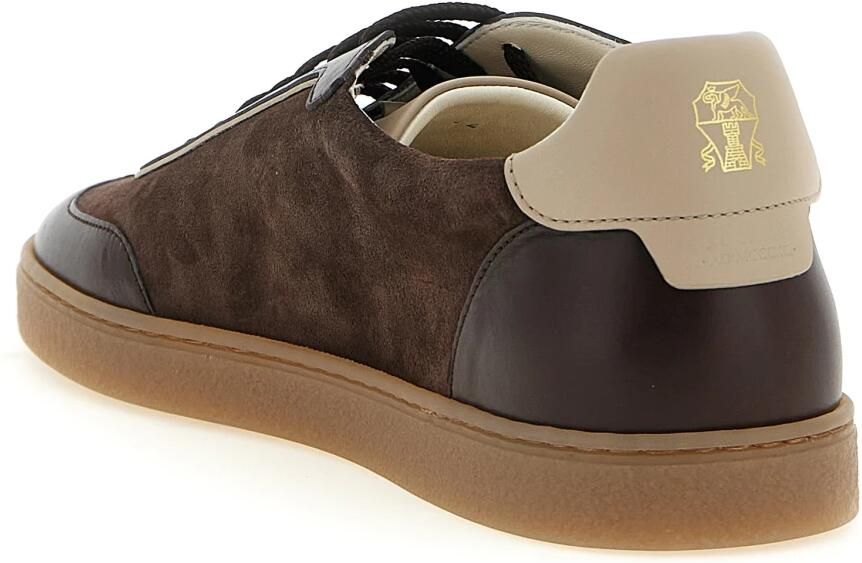 Brunello Cucinelli Leren Sneakers met Suède - Foto 3