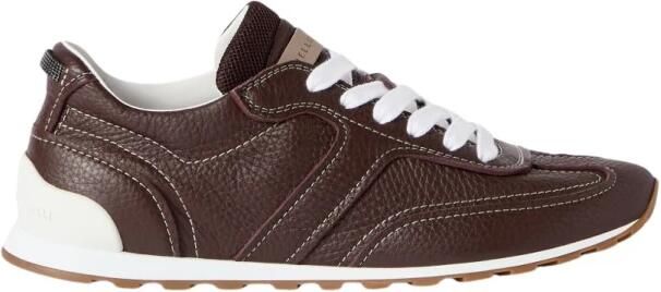 Brunello Cucinelli Leren Vetersneakers