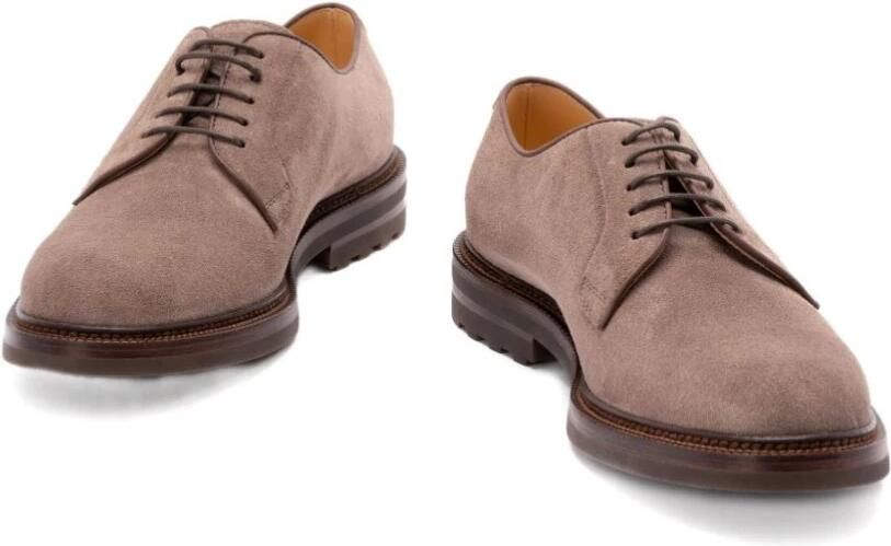 Brunello Cucinelli Lichtbruine A del Teen Veterschoenen