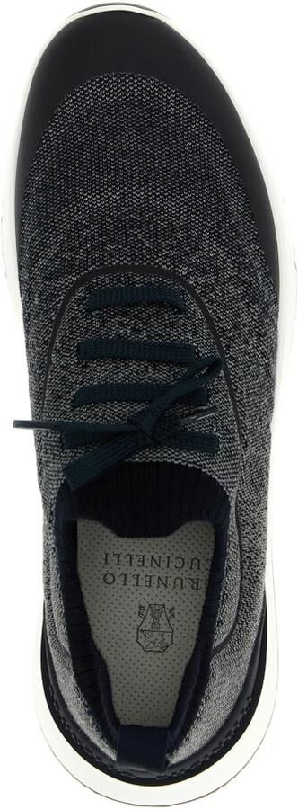 Brunello Cucinelli Low-top katoenen knit sneakers - Foto 2