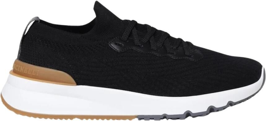 Brunello Cucinelli Low Top Knit Sneakers