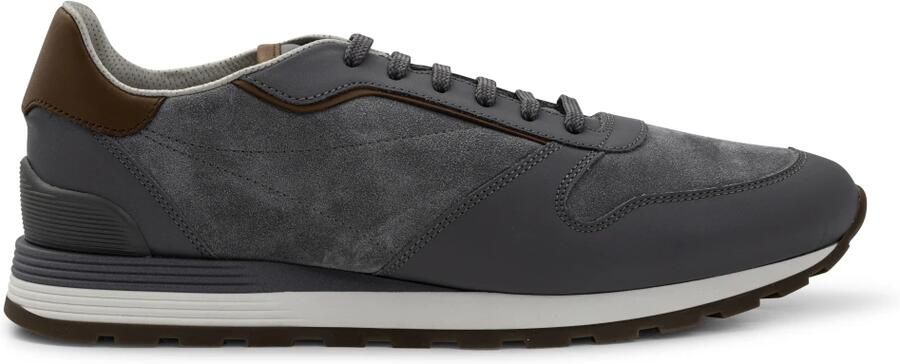 Brunello Cucinelli low-top sneakers met panelen