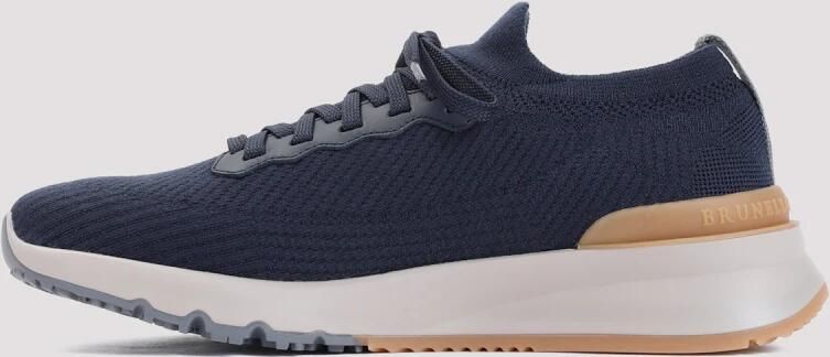 Brunello Cucinelli Marine Wol Veterschoenen