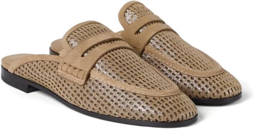 Brunello Cucinelli Mesh Loafer Mules - Foto 2