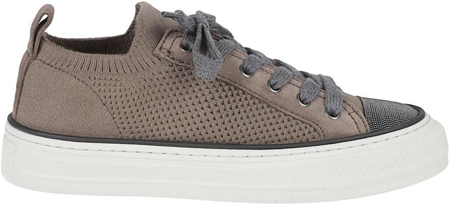 Brunello Cucinelli Monile Knit Sneakers
