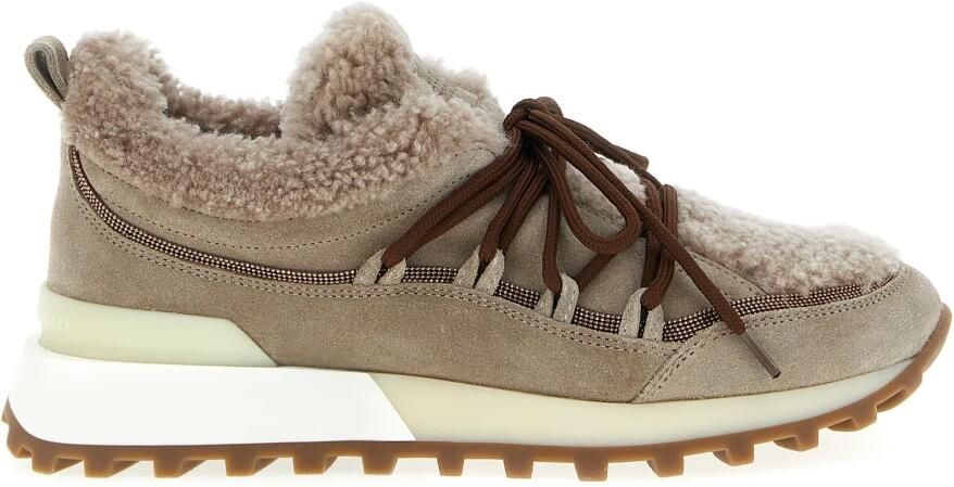 Brunello Cucinelli Monile Sheepskin Sneakers