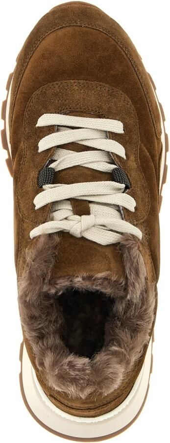 Brunello Cucinelli Monile Suede Sneakers - Foto 2