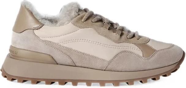 Brunello Cucinelli Monili Sneakers met schapenvachtvoering