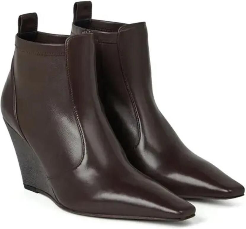 Brunello Cucinelli Monili Wedge Enkellaarzen - Foto 2