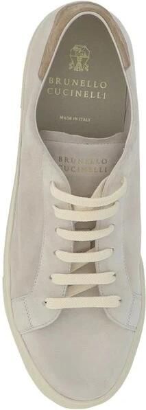 Brunello Cucinelli Mzuchhp330 Suede Low-Top Sneakers - Foto 2