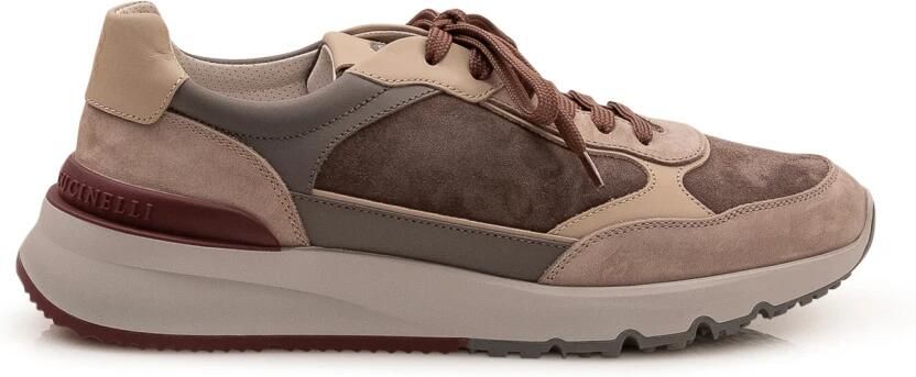 Brunello Cucinelli Nubuck en Suède Sneakers