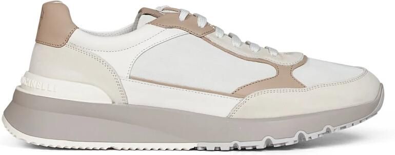 Brunello Cucinelli Nubuck en suède sneakers
