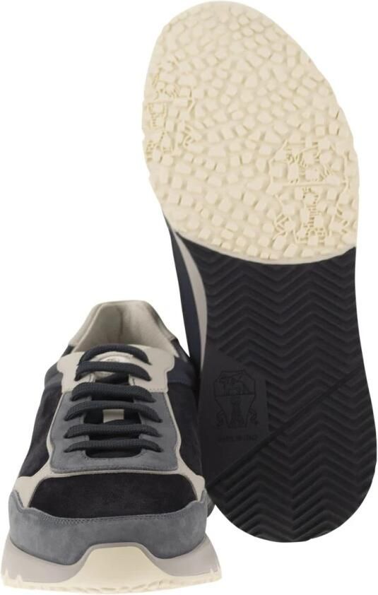 Brunello Cucinelli Nubuck en Suède Sneakers - Foto 2