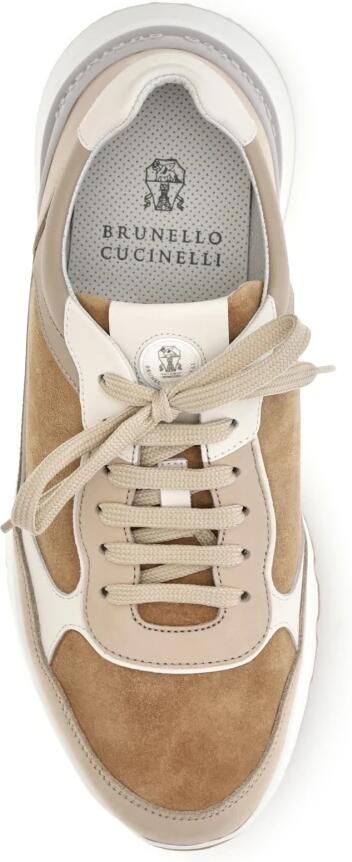 Brunello Cucinelli Nubuck en suède sneakers - Foto 4