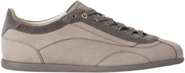 Brunello Cucinelli Nubuck en suède sneakers met slanke zool