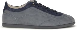 Brunello Cucinelli Nubuck en suède sneakers met slanke zool