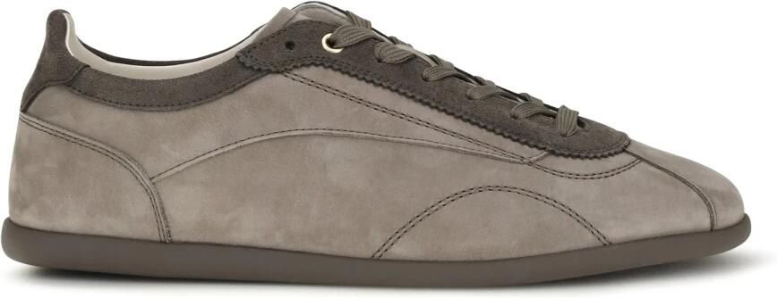 Brunello Cucinelli Nubuck Leren Slim Sneakers