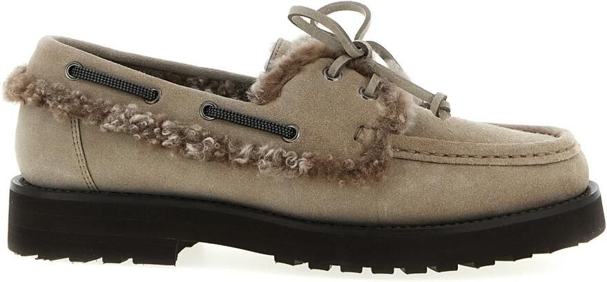 Brunello Cucinelli Precious Insert Bootsschoen