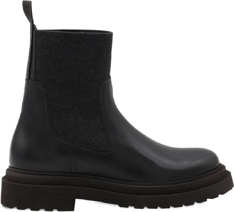 Brunello Cucinelli Precious Loop Detail Enkellaarsjes - Foto 2