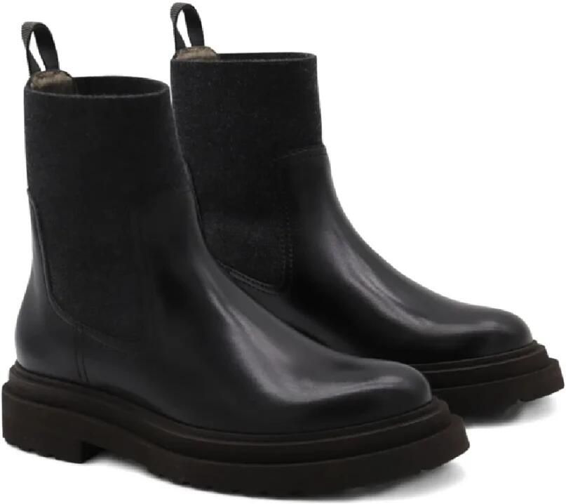 Brunello Cucinelli Precious Loop Detail Enkellaarsjes