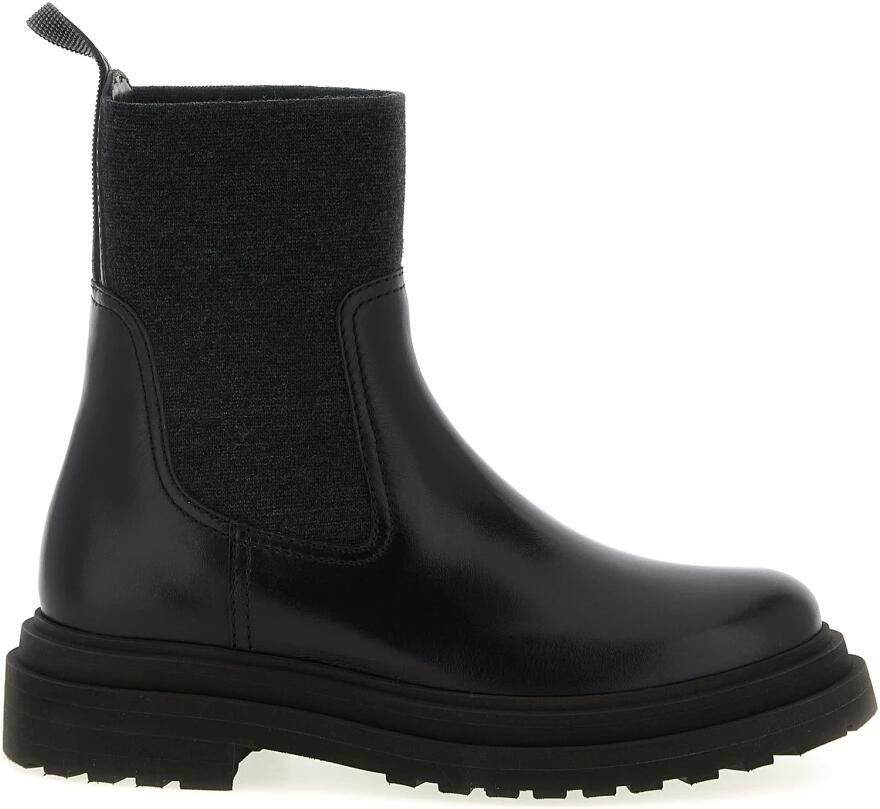 Brunello Cucinelli Precious Loop Detail Enkellaarsjes