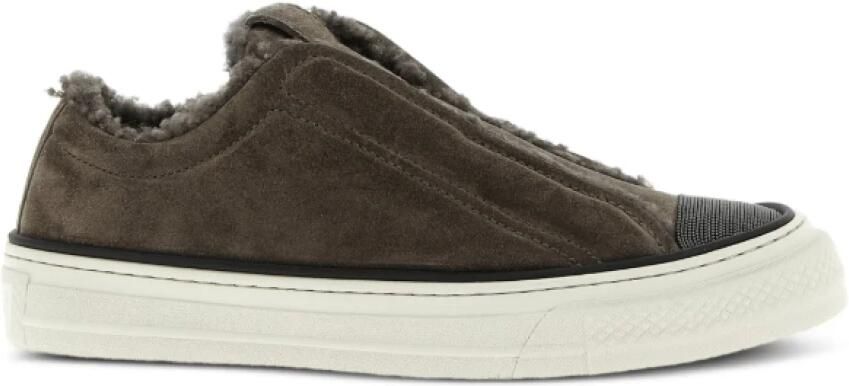 Brunello Cucinelli Precious Toe Sneakers