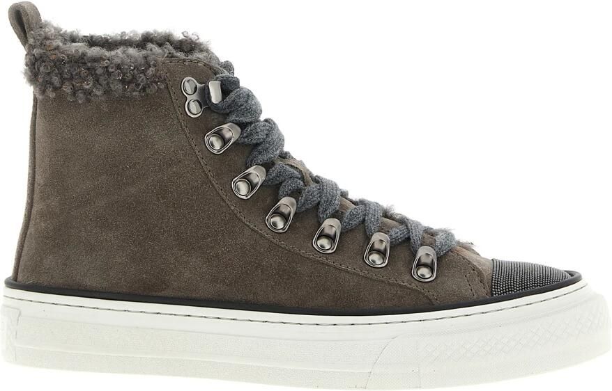 Brunello Cucinelli Precious Toe Sneakers
