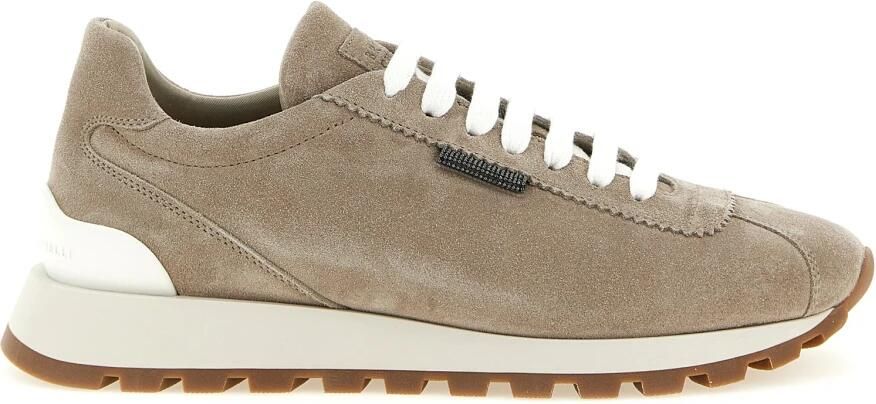 Brunello Cucinelli Runners Suede Sneakers