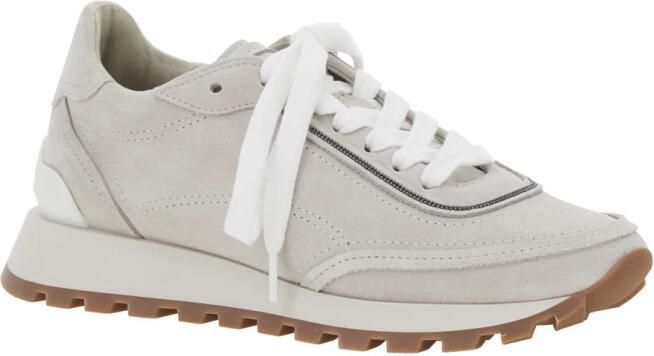 Brunello Cucinelli Suede Low Top Sneakers - Foto 3