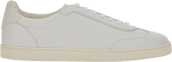 Brunello Cucinelli Sneakers van generfd leer