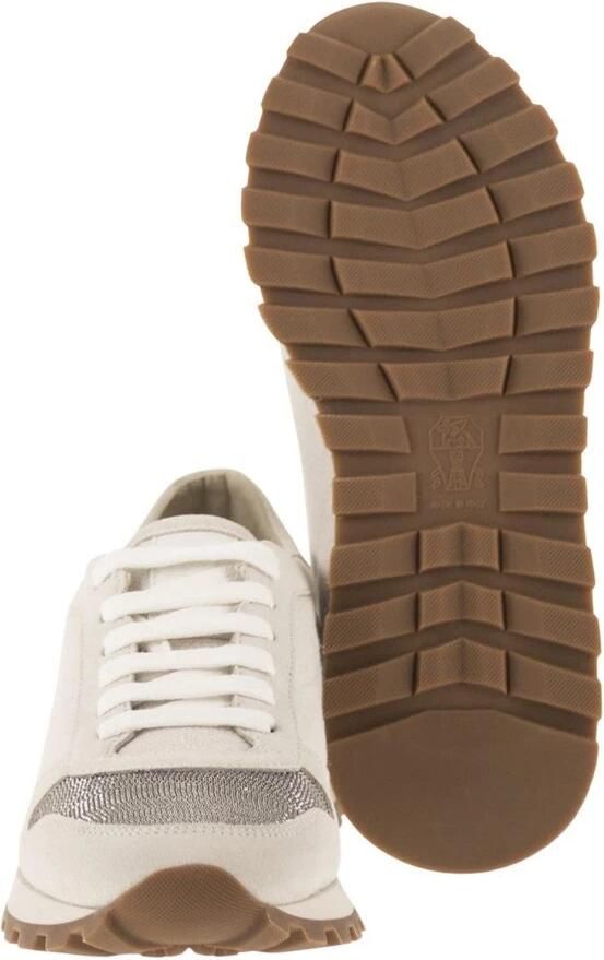 Brunello Cucinelli Suede and Mesh Low-Top Sneakers - Foto 2