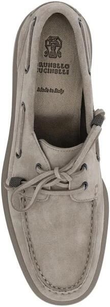 Brunello Cucinelli Suède Boot Mocassin Loafers - Foto 2