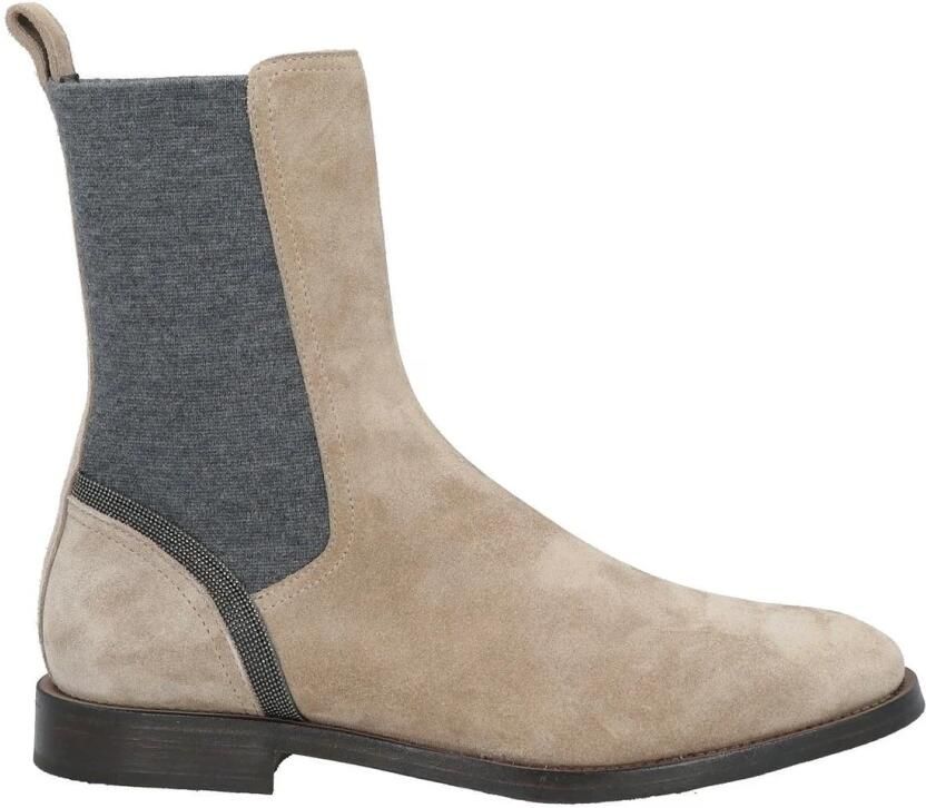 Brunello Cucinelli Suede Chelsea Boot