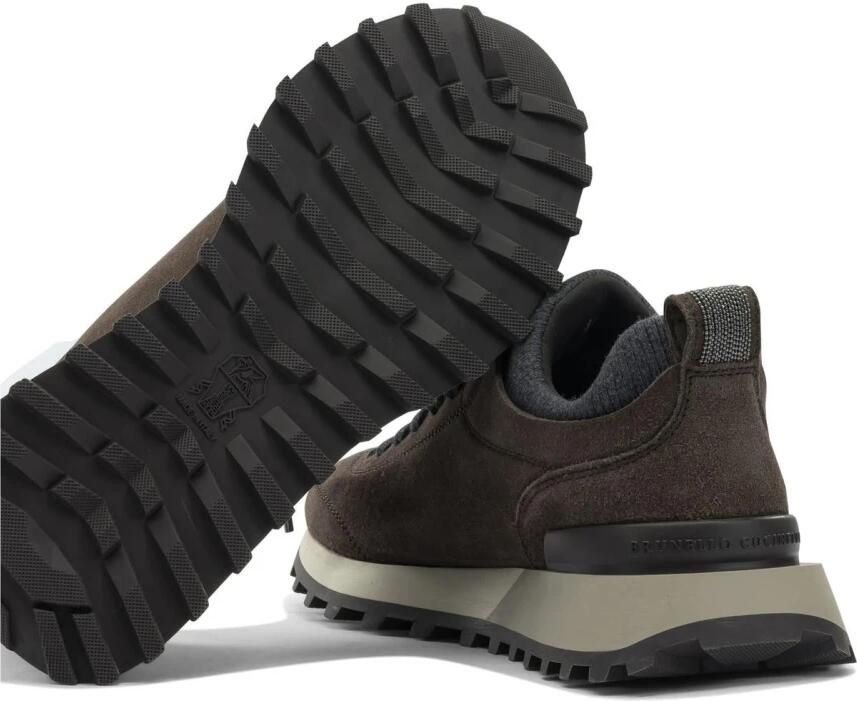 Brunello Cucinelli Suede en Knit Sneakers - Foto 2