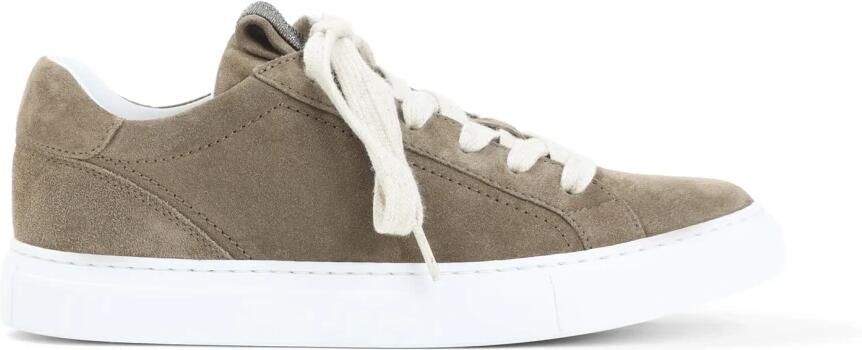 Brunello Cucinelli Suède Leren Sneakers