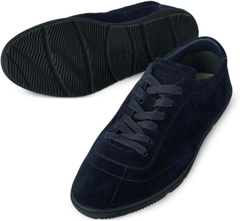 Brunello Cucinelli Suede Lichtgewicht Sneakers - Foto 2