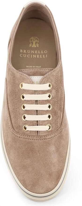 Brunello Cucinelli Suede Low-Top Sneakers - Foto 2