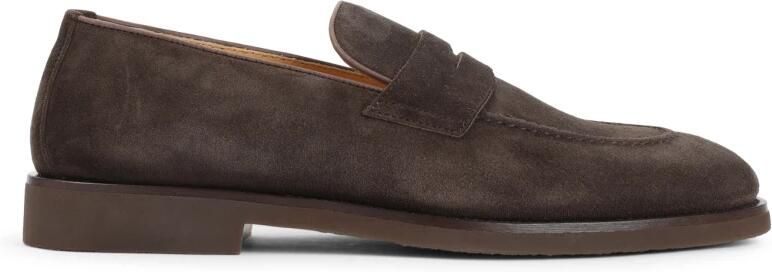 Brunello Cucinelli Suede Penny Loafer