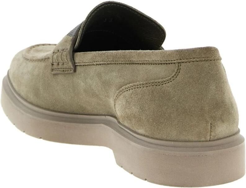 Brunello Cucinelli Suède Penny Loafer met Monili - Foto 2