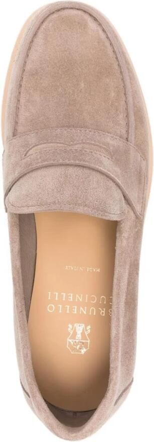 Brunello Cucinelli Suede Penny Loafers - Foto 2