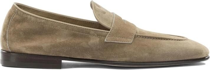 Brunello Cucinelli Suede Penny Loafers