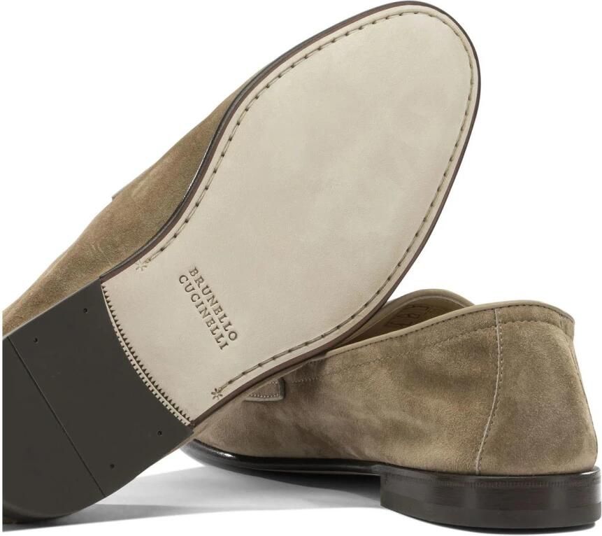Brunello Cucinelli Suede Penny Loafers - Foto 2