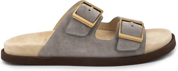 Brunello Cucinelli Suède Sandaal