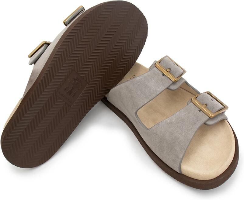 Brunello Cucinelli Suède Sandaal - Foto 2