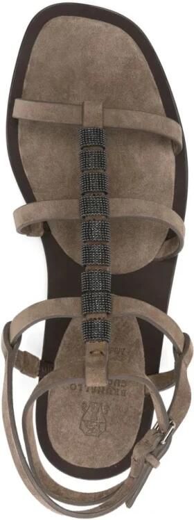 Brunello Cucinelli Suède Sandalen - Foto 2