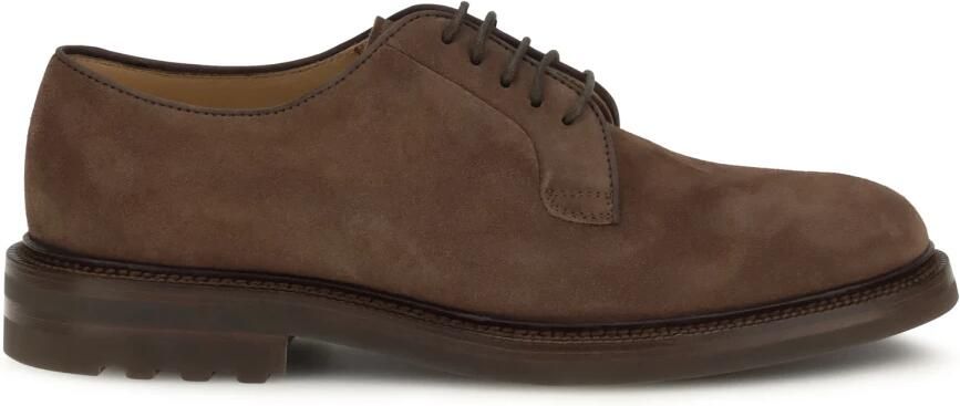 Brunello Cucinelli Suède Schoenen met Veters